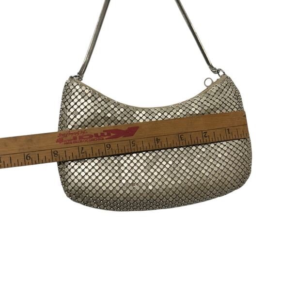 Y2K Glam Silver Mesh Shoulder Bag The Limited Vintage Evening Purse - Picture 7 of 7